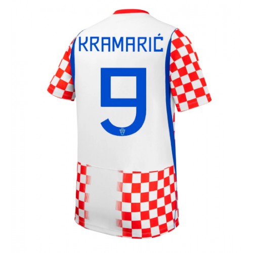 Stroje piłkarskie Chorwacja Andrej Kramaric #9 Koszulka Podstawowej MŚ 2026 Krótki Rękaw